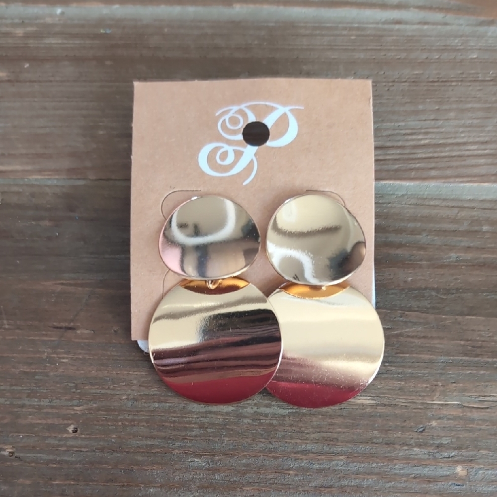 Gold Statement Earrings